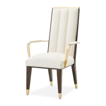 Belmont Place Espresso/Cream Dining Arm Chair (Set of 2) - Ornate Home
