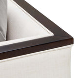 Belmont Place Espresso/Cream Loveseat - Ornate Home