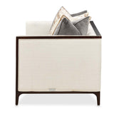 Belmont Place Espresso/Cream Loveseat - Ornate Home