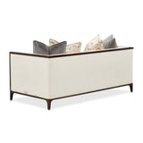 Belmont Place Espresso/Cream Loveseat - Ornate Home