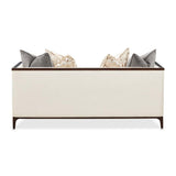Belmont Place Espresso/Cream Loveseat - Ornate Home