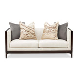 Belmont Place Espresso/Cream Loveseat - Ornate Home