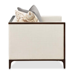 Belmont Place Espresso/Cream Matching Chair - Ornate Home