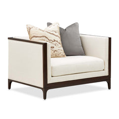 Belmont Place Espresso/Cream Matching Chair - Ornate Home