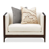 Belmont Place Espresso/Cream Matching Chair - Ornate Home