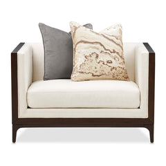 Belmont Place Espresso/Cream Matching Chair - Ornate Home