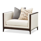 Belmont Place Espresso/Cream Matching Chair - Ornate Home