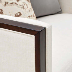 Belmont Place Espresso/Cream Matching Chair - Ornate Home