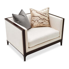 Belmont Place Espresso/Cream Matching Chair - Ornate Home