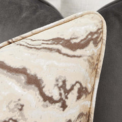 Belmont Place Espresso/Cream Sofa - Ornate Home