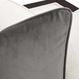 Belmont Place Espresso/Cream Sofa - Ornate Home