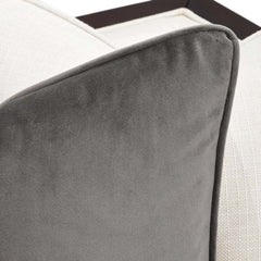 Belmont Place Espresso/Cream Sofa - Ornate Home