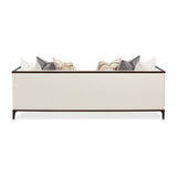 Belmont Place Espresso/Cream Sofa - Ornate Home
