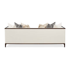 Belmont Place Espresso/Cream Sofa - Ornate Home