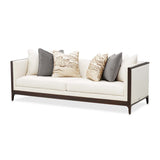 Belmont Place Espresso/Cream Sofa - Ornate Home