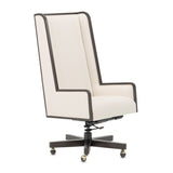 Belmont Place Espresso/Cream Swivel Desk Chair