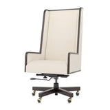 Belmont Place Espresso/Cream Swivel Desk Chair