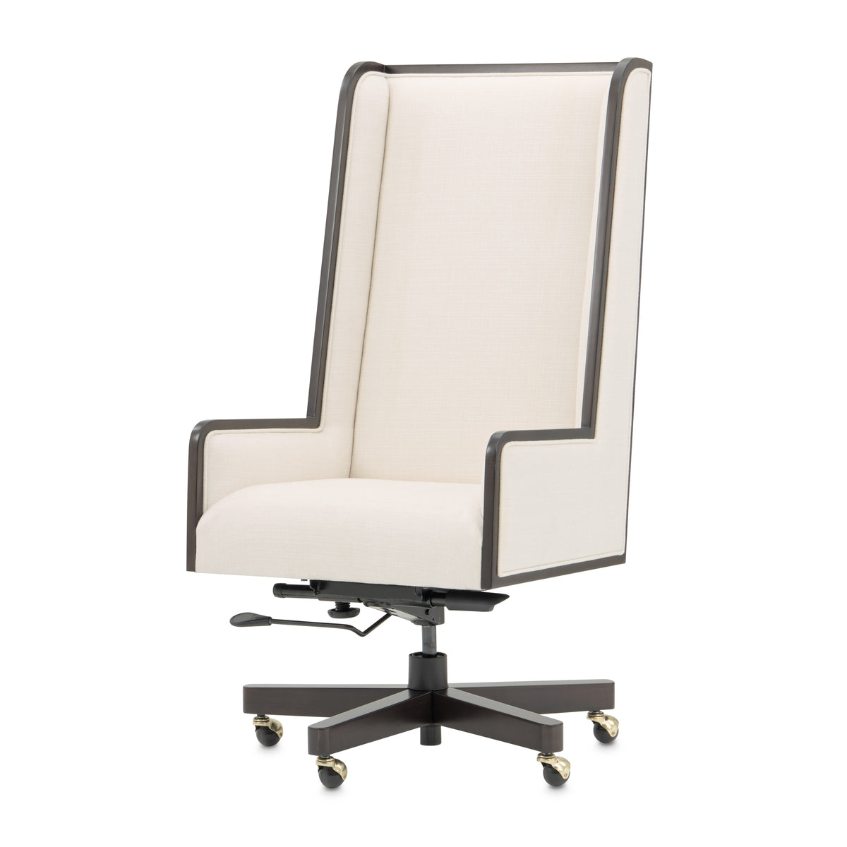 Belmont Place Espresso/Cream Swivel Desk Chair