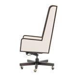 Belmont Place Espresso/Cream Swivel Desk Chair