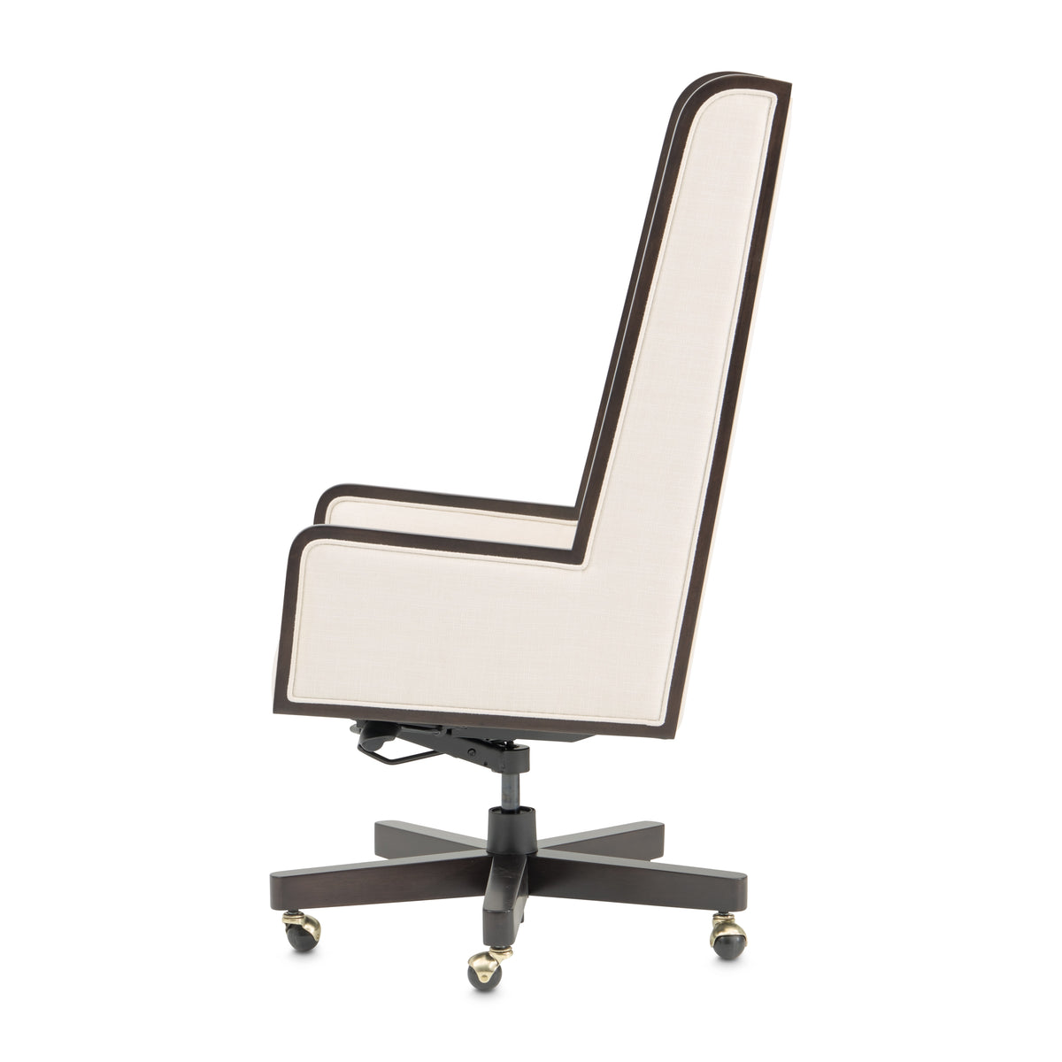 Belmont Place Espresso/Cream Swivel Desk Chair