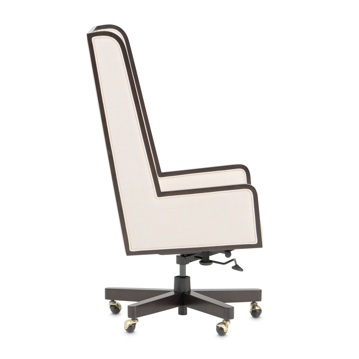 Belmont Place Espresso/Cream Swivel Desk Chair