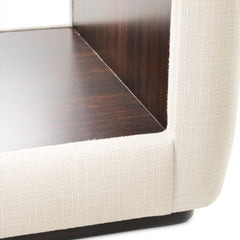 Belmont Place Espresso/Cream Vanity Bench - Ornate Home