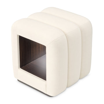 Belmont Place Espresso/Cream Vanity Bench - Ornate Home