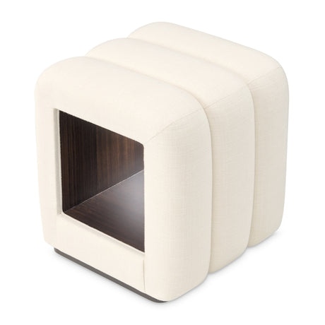 Belmont Place Espresso/Cream Vanity Bench - Ornate Home