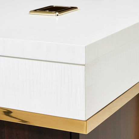 Belmont Place Espresso Desk - Ornate Home