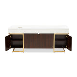 Belmont Place Espresso Desk - Ornate Home