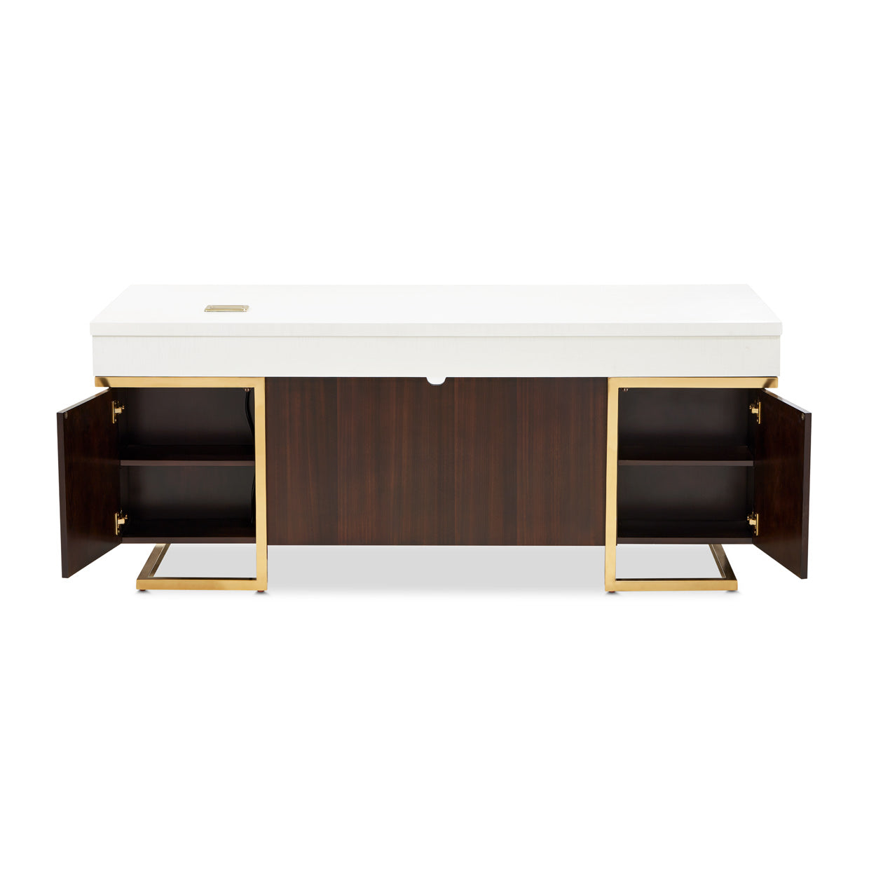 Belmont Place Espresso Desk - Ornate Home