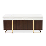 Belmont Place Espresso Desk - Ornate Home