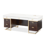 Belmont Place Espresso Desk - Ornate Home