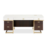 Belmont Place Espresso Desk - Ornate Home