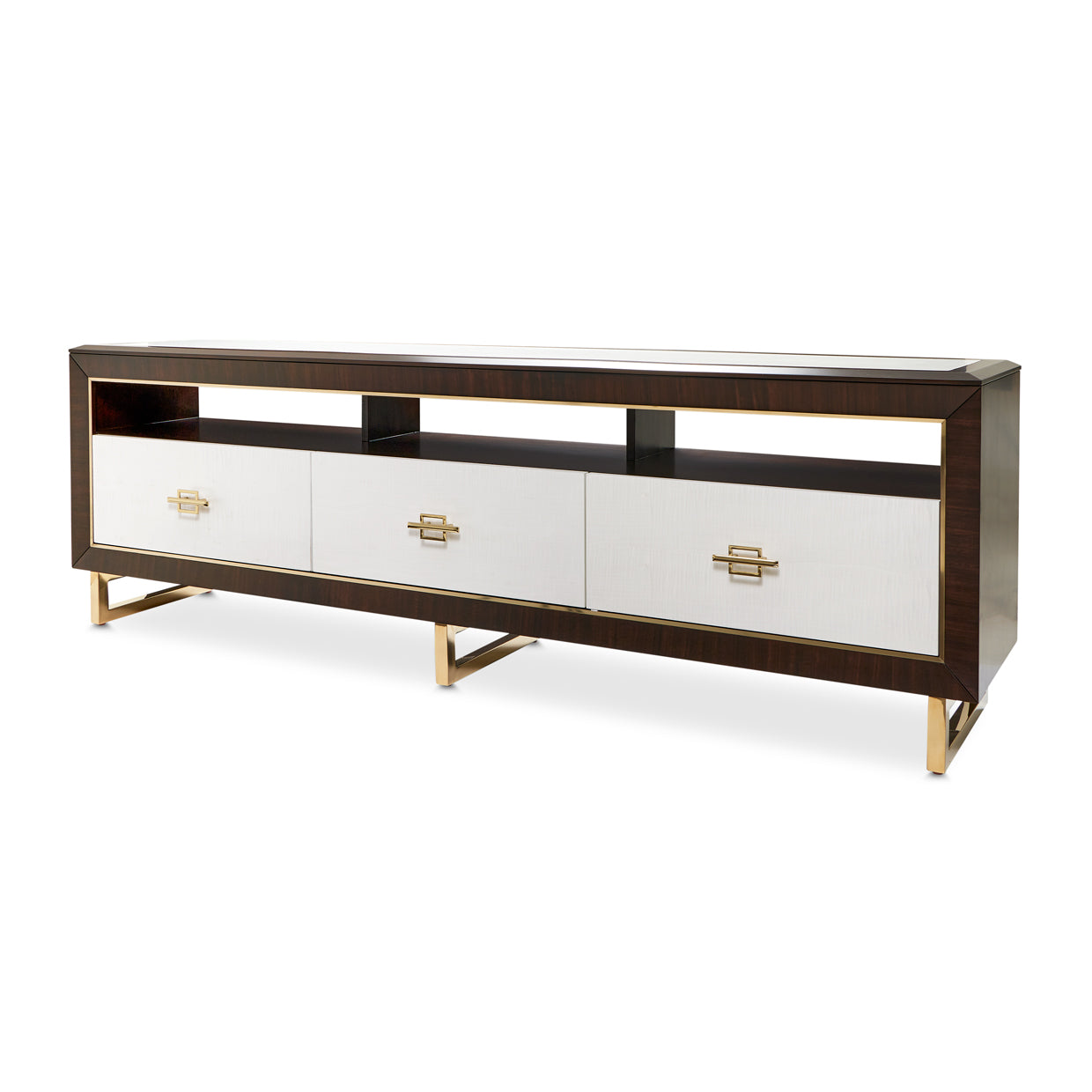 Belmont Place Espresso Media Cabinet - Ornate Home