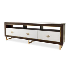 Belmont Place Espresso Media Cabinet - Ornate Home