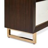 Belmont Place Espresso Media Cabinet - Ornate Home