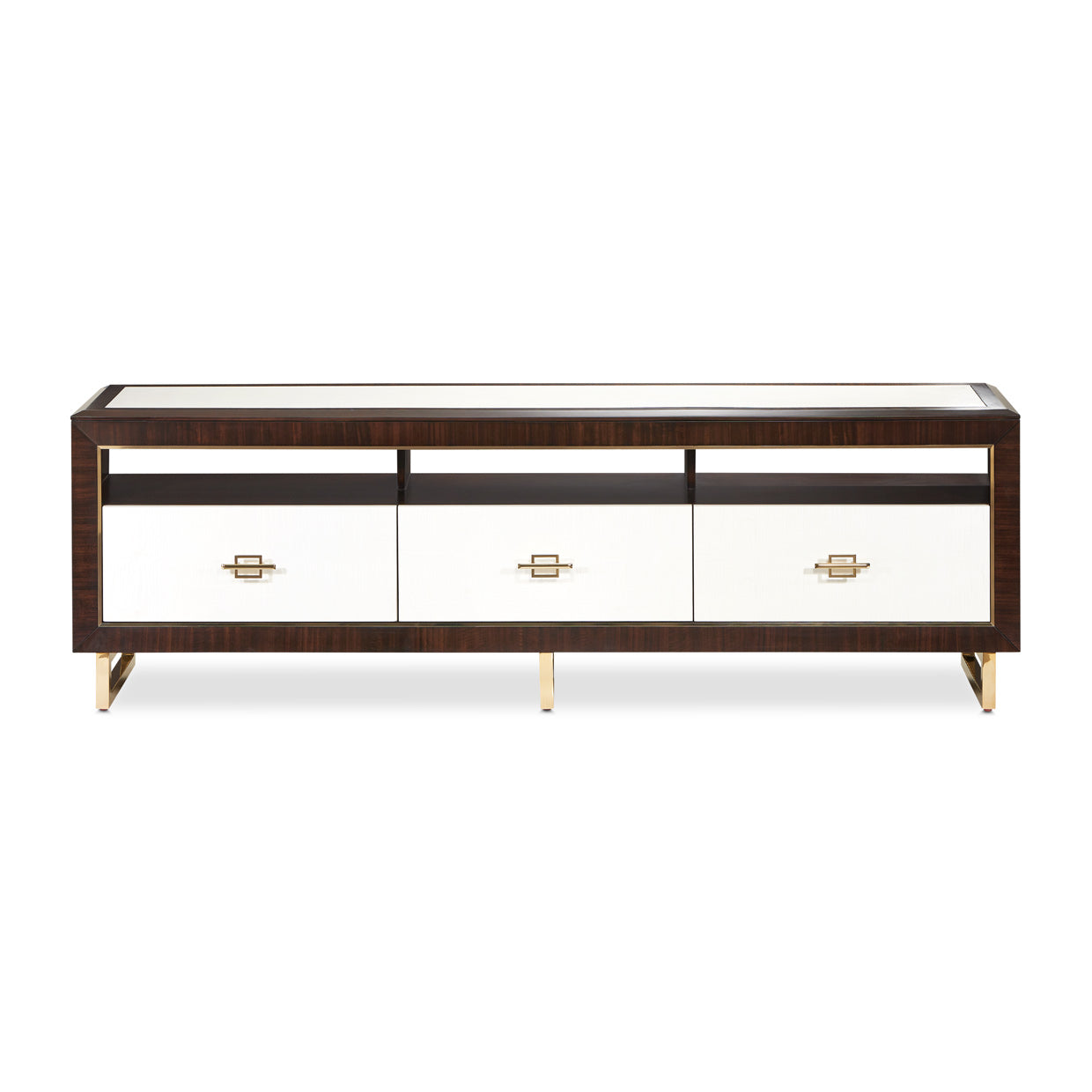 Belmont Place Espresso Media Cabinet - Ornate Home