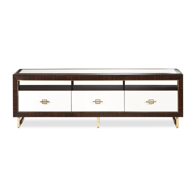 Belmont Place Espresso Media Cabinet - Ornate Home