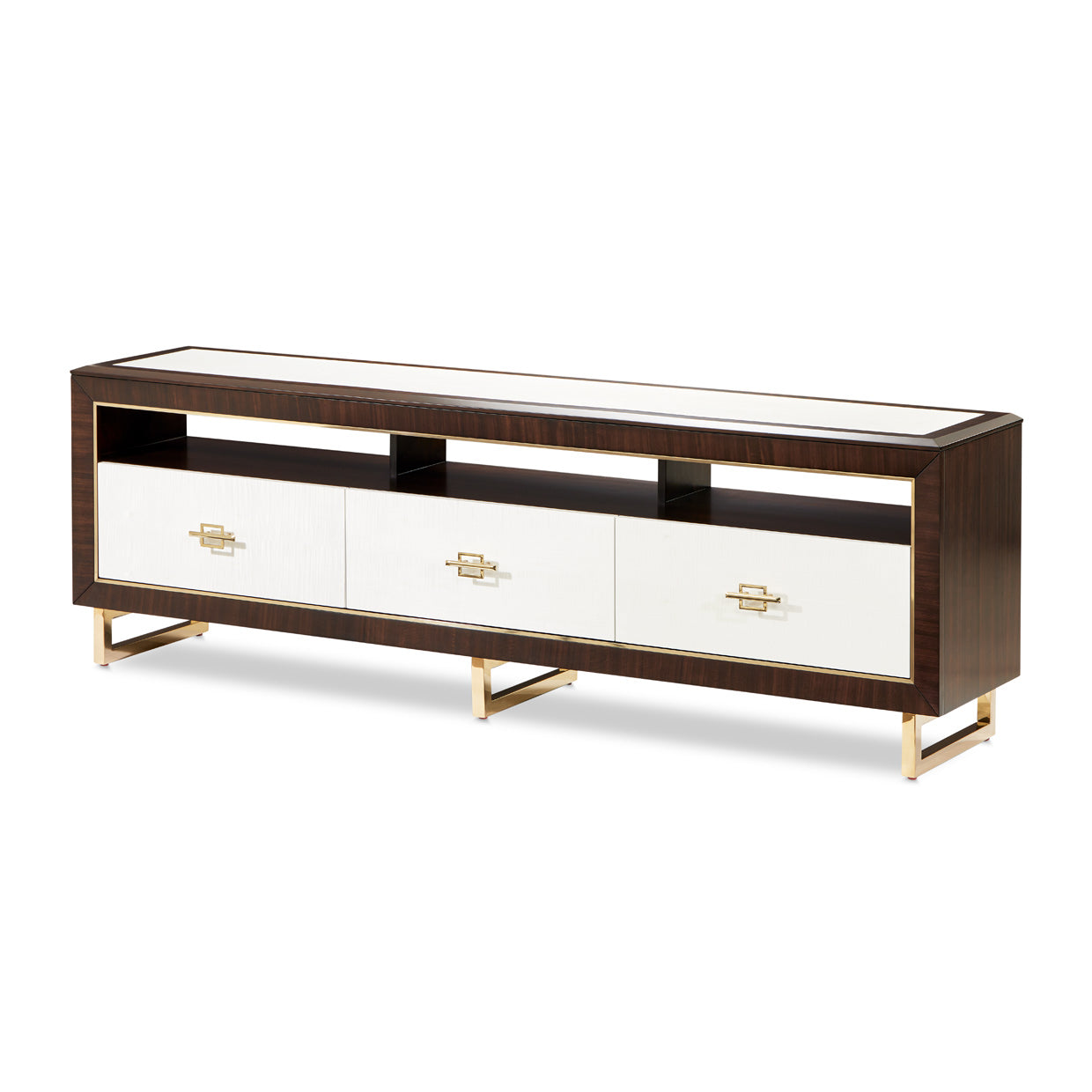 Belmont Place Espresso Media Cabinet - Ornate Home
