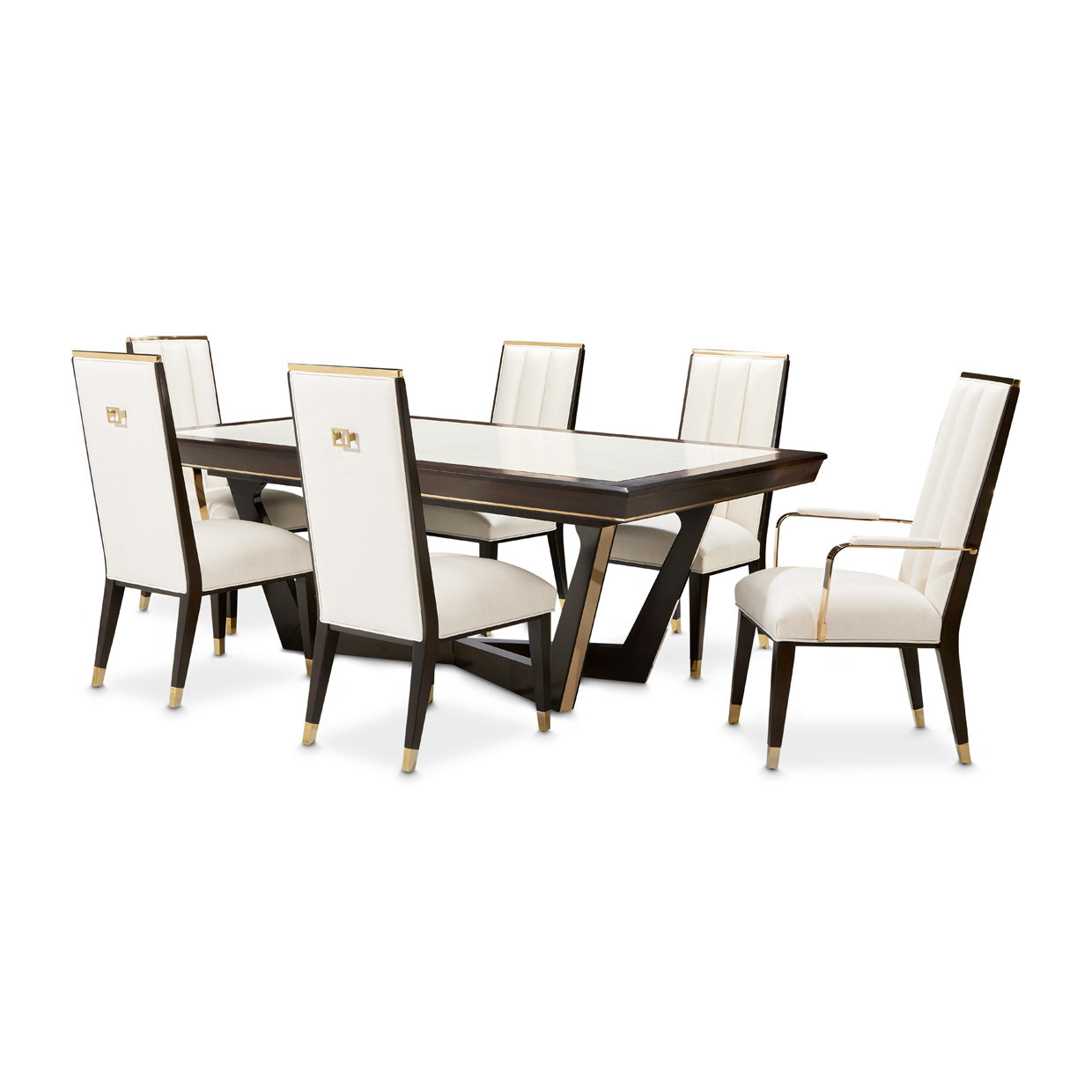 Belmont Place Espresso Rectangular Dining Table - Ornate Home