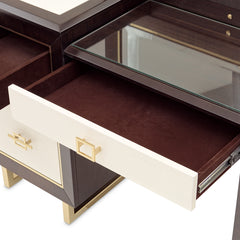 Belmont Place Espresso Vanity Desk - Ornate Home