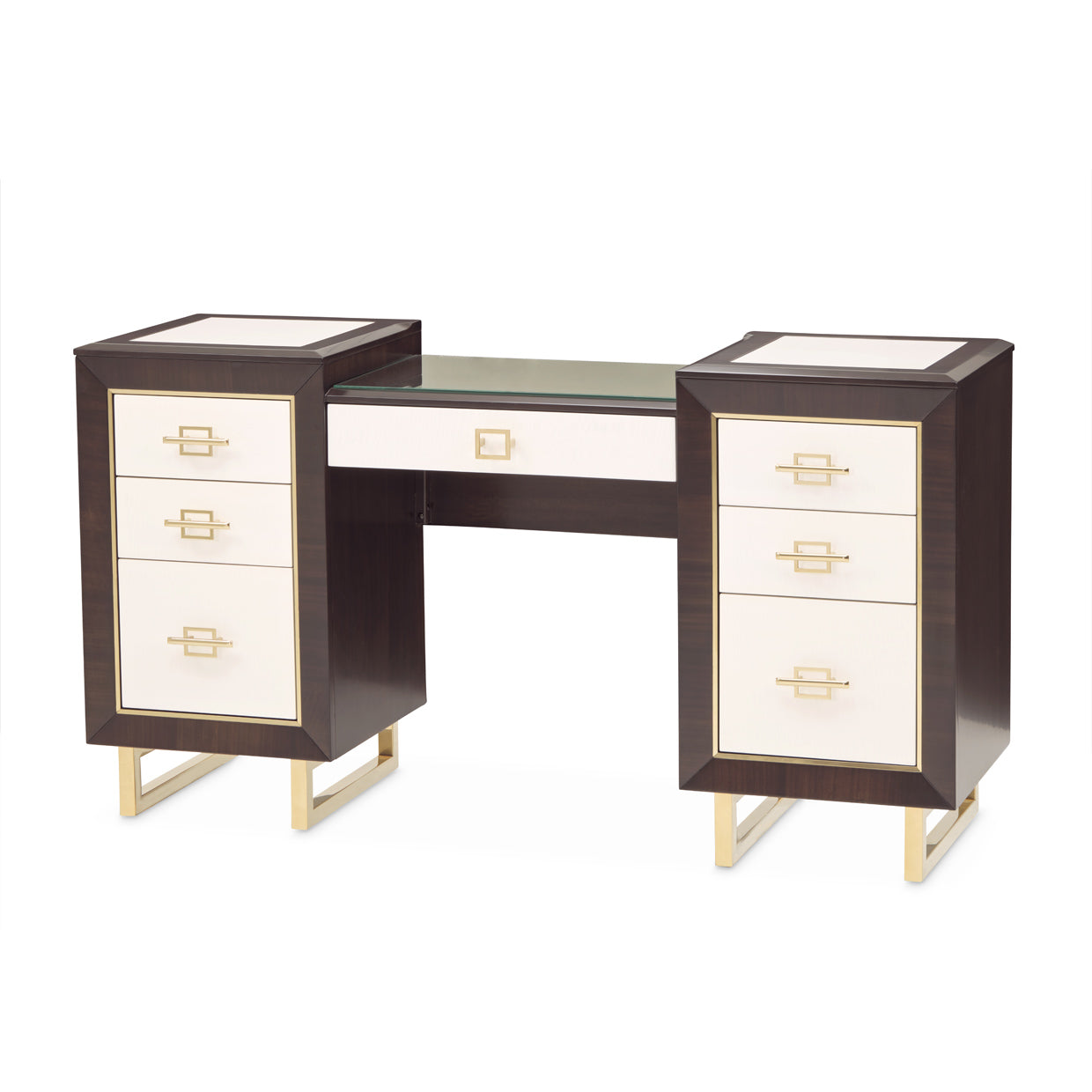 Belmont Place Espresso Vanity Desk - Ornate Home