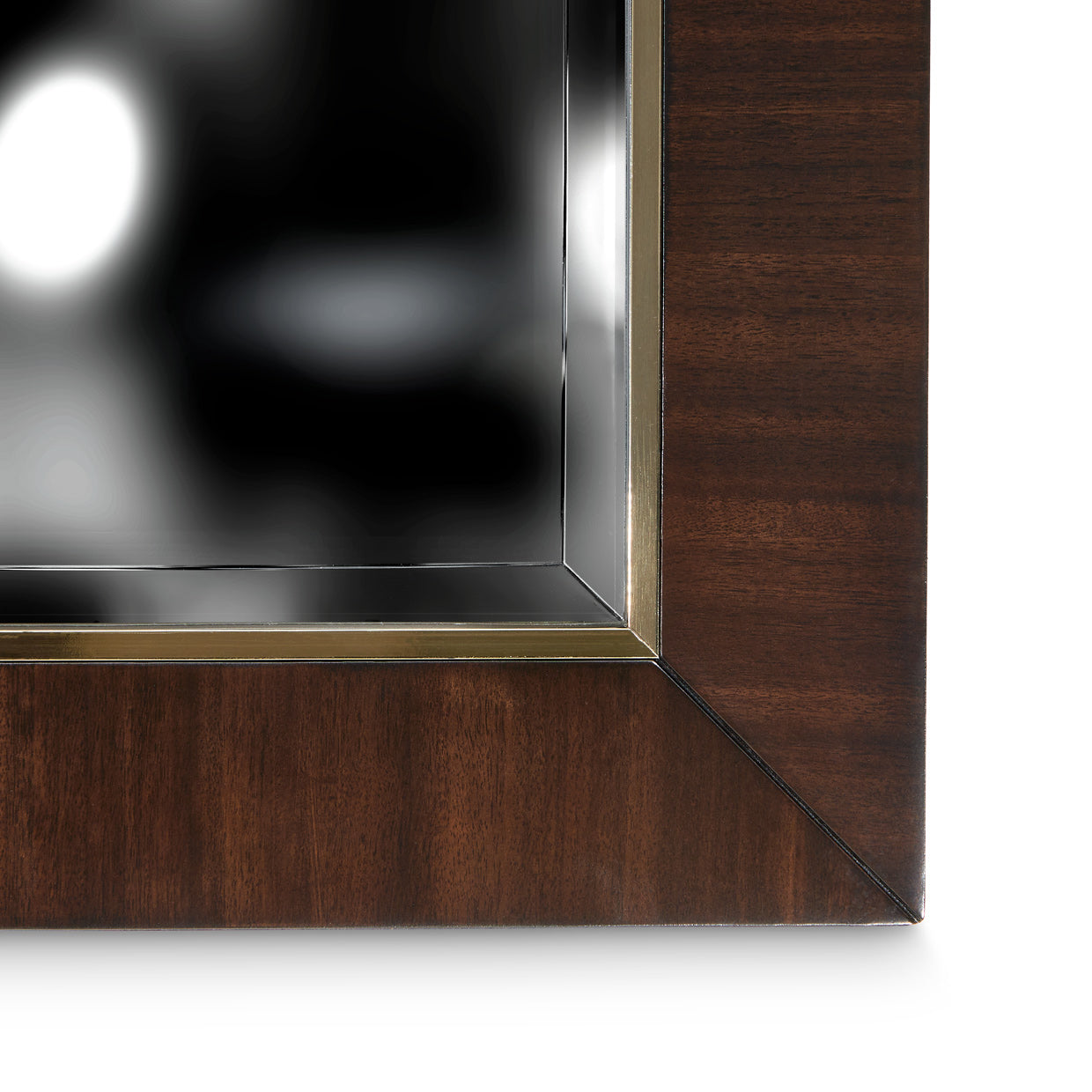 Belmont Place Espresso Wall Mirror - Ornate Home