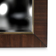 Belmont Place Espresso Wall Mirror - Ornate Home