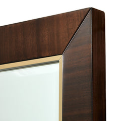 Belmont Place Espresso Wall Mirror - Ornate Home