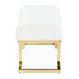 Belmont Place Gold/Cream Bed Bench - Ornate Home