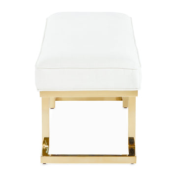 Belmont Place Gold/Cream Bed Bench - Ornate Home