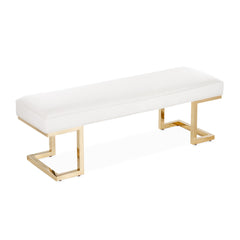 Belmont Place Gold/Cream Bed Bench - Ornate Home