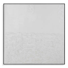 Below The Surface White Abstract Art - Ornate Home